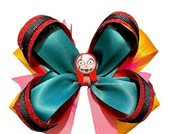 Nightmare Inspired Large Hair Bow