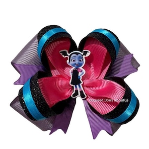 Ms. Vampire Inspired Hair Bow
