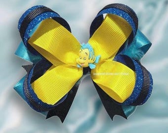 ⭐Large Custom Bow ? Maximus & Pascal Bow on Hairband ? Glitter Maximus Horse Rapunzel Tangled Inspired Minnie  main image 2