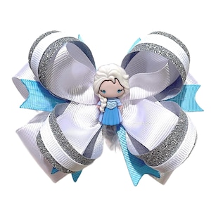 Frozen Inspired Large Hair Bow