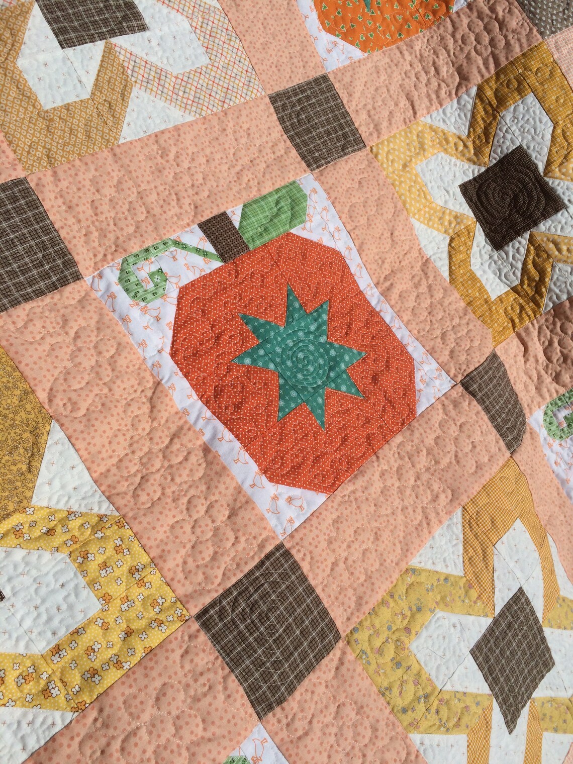 Sunflowers and Pumpkins Quilt/quilts for Sale/lori Holt Etsy