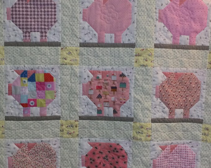 Penny Pig Quilt/lori Holt Pattern Quilt/farm Girl Vintage Etsy UK