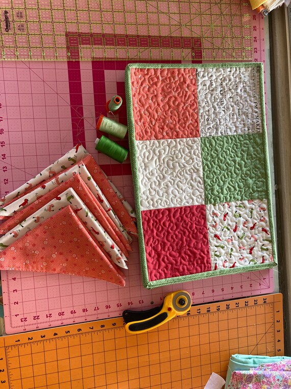 Spring/summer Placemats/6 Reversible Placemats and 6 Etsy