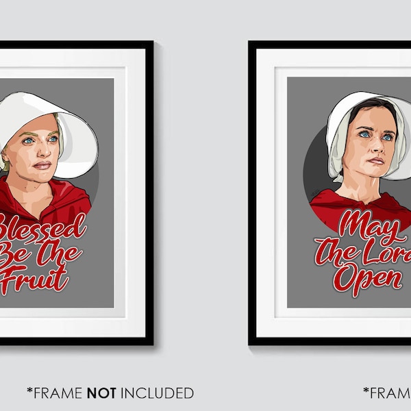 The Handmaids Tale Art Print Twin Pack (A4 Size)