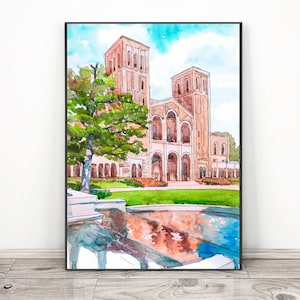 Ucla Art University of California Los Angeles Aquarell Malerei, Abschlussbild