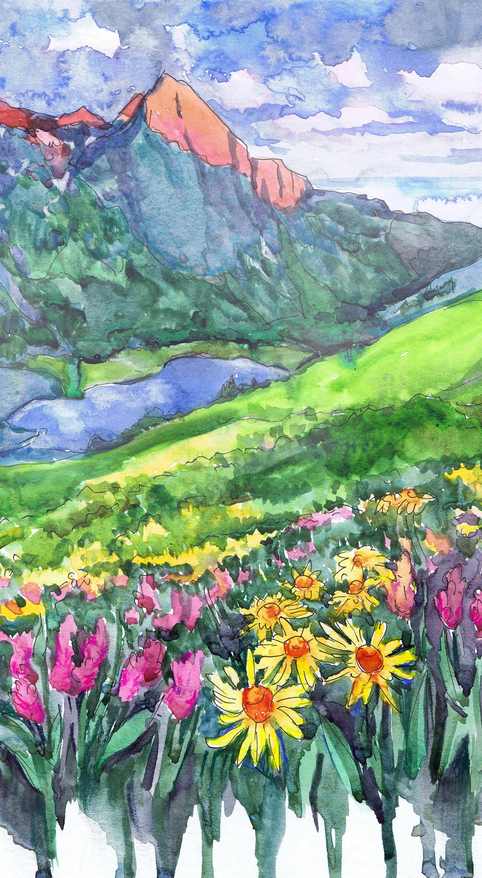 Colorado Mountain Wall Art Rocky Mountain National Park Art Etsy