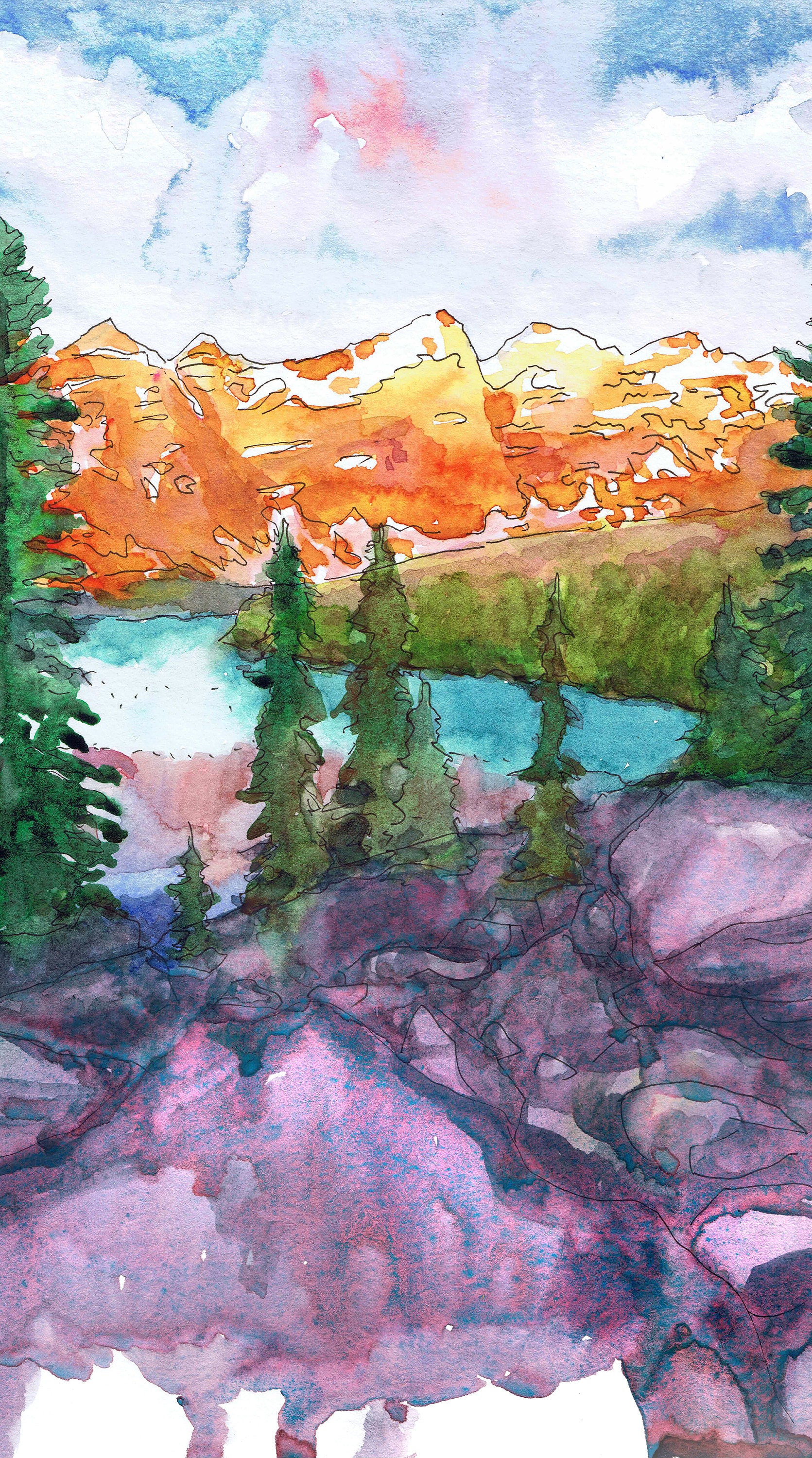 Colorado Rocky Mountain Wall Art National park Print Travel Etsy