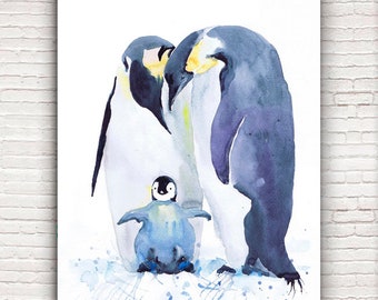 水彩画 ペンギン アート il_340x270.1642271819_gxsd.jpg