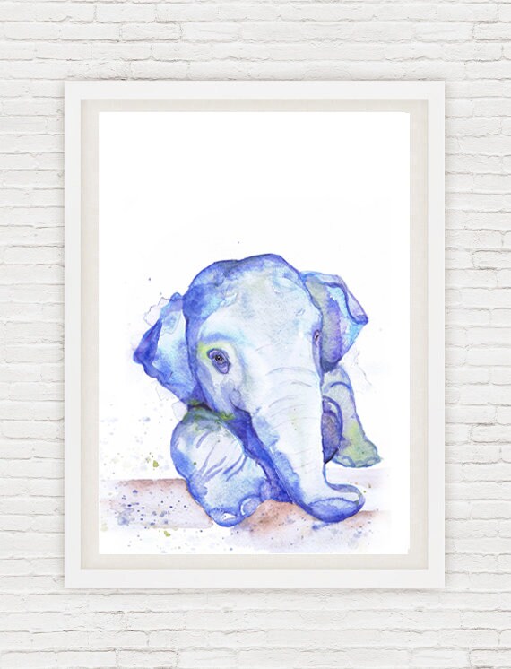 Baby Animals Nursery Wall Art Art Set of 6 Prints Watercolor | Etsy