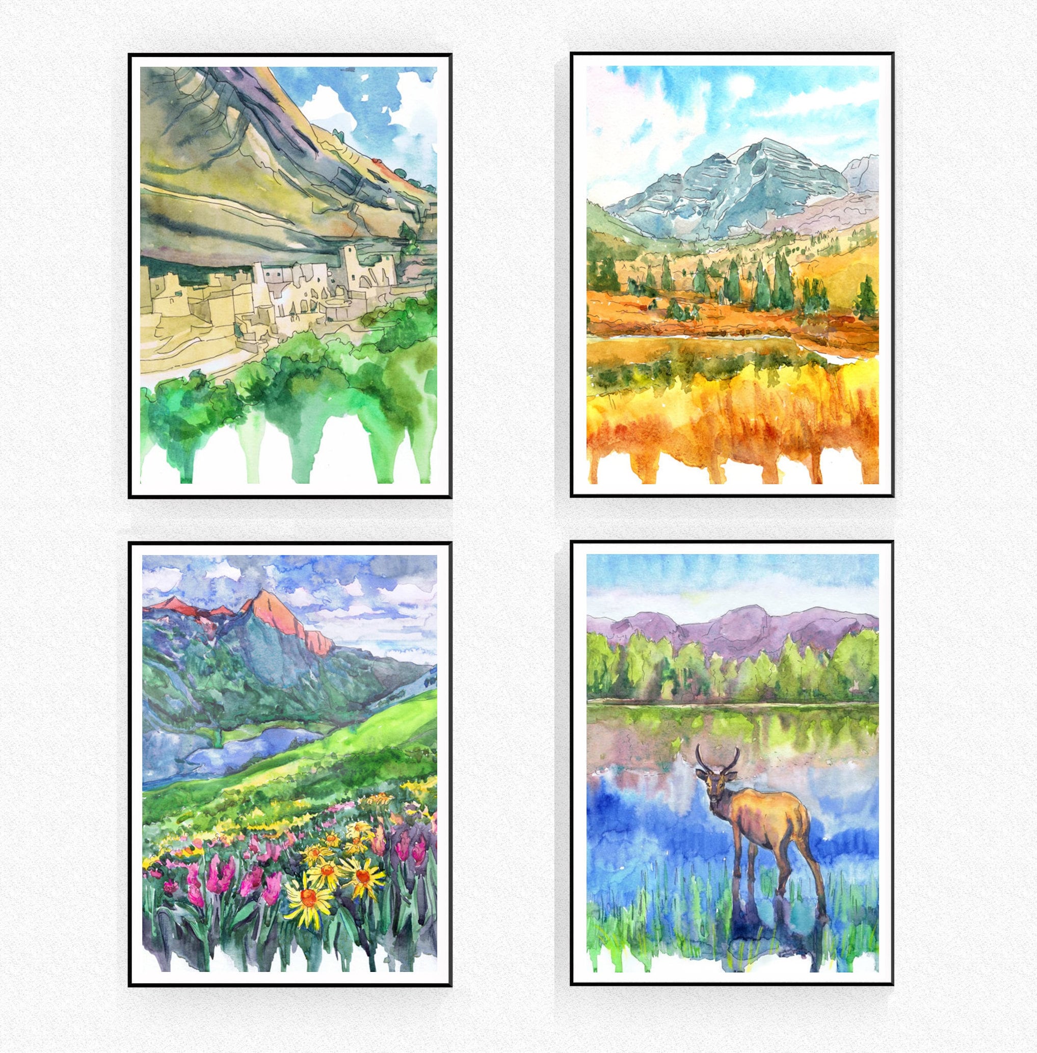 マンドリルの水彩画 マンドリル 絵画 クボタユキ 通販 18412261｜Creema(クリーマ)