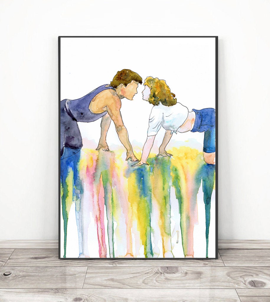Set of 3 Dancing Pop culture Wall Art Prints Dance studio Etsy