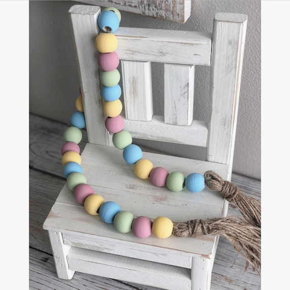 Easter Wooden Bead Garland*