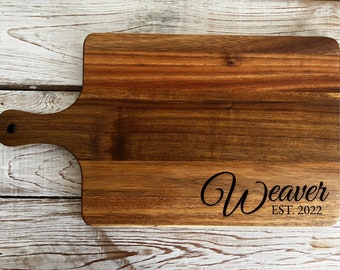 Custom Cutting Board, Charcuterie Board, Cheese Board, personalized gift, wedding gift, engagement gift, closing gift