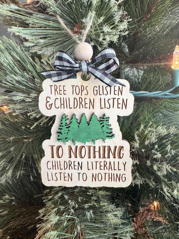 Children Listen Ornament*