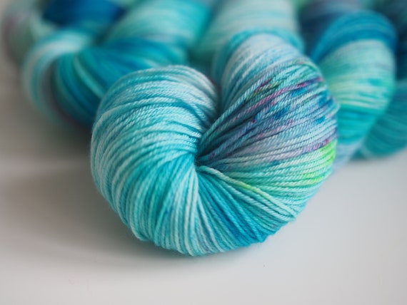 Aegean Sea Perfect Sock Merino Nylon Fingering Weight Yarn