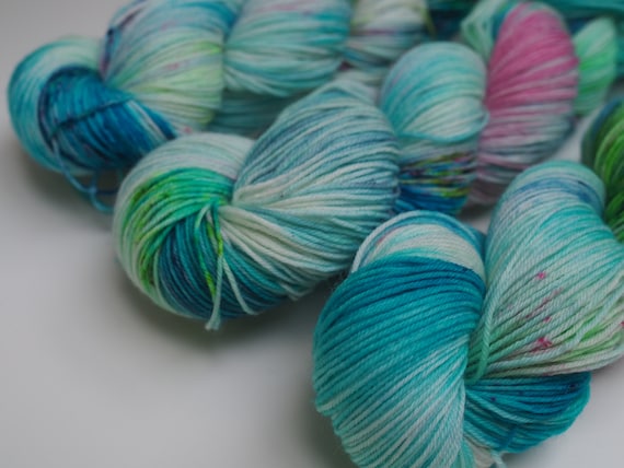 Aegean Sea Perfect Sock Merino Nylon Fingering Weight Yarn