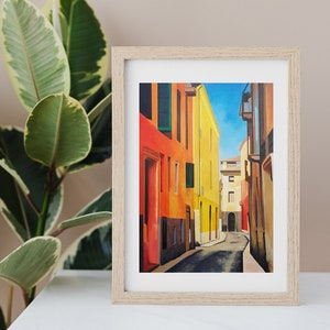 Verona Giclée Art Print, Colourful Wall Art