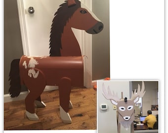 Deer mailbox or Horse Mailbox