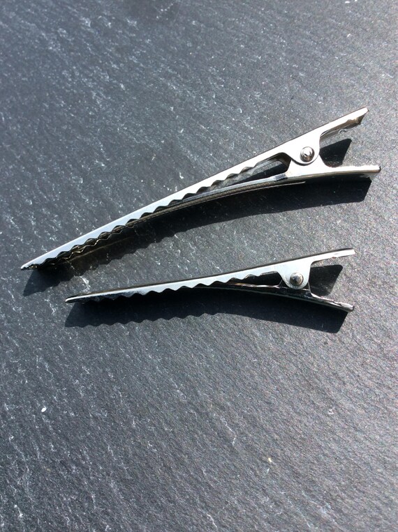 Alligator Clips Alligator Clips With Teeth Hair Clips 3 Etsy