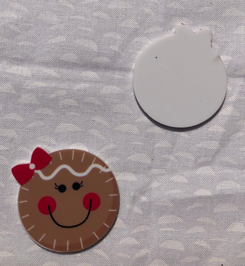 Ginger Bread Resin Gingerbread Man Ginger Bread Girl Christmas Hair Bow Planar Resin Christmas Resin