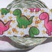 Dinosaur Ribbon, Cheer Ribbon, 3 inch Ribbon, Grosgrain Ribbon, School Ribbon, Summer Ribbon