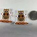 Owl Resin, Pumpkin Patch Resin, Fall Resin, Planar Resin, Hair Bow Center, flat resin, fall embellishment