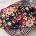 Flower Ribbon, Retro Flower Print, Rose Ribbon, Flower Ribbon, Vintage Flower Print, Floral Ribbon, 3 inch Grosgrain Ribbon, Cheer Ribbon