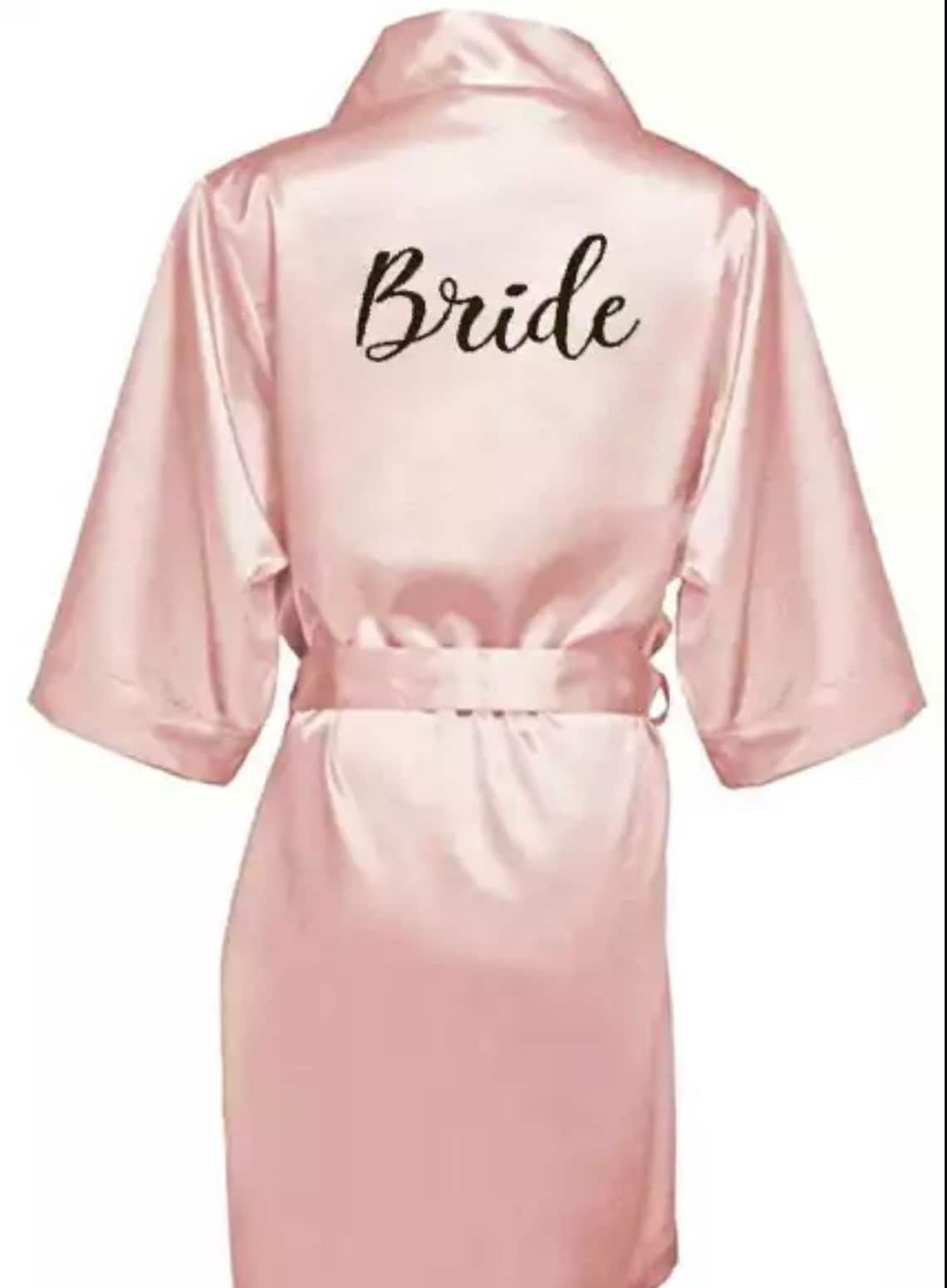 XL Bride Robe Bridal Robe Gift for Bride Bridal Gift Etsy