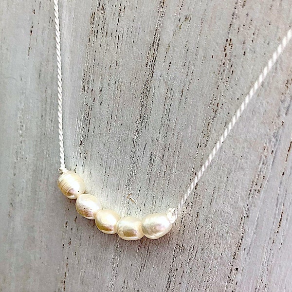 Silk Cord Necklace Etsy