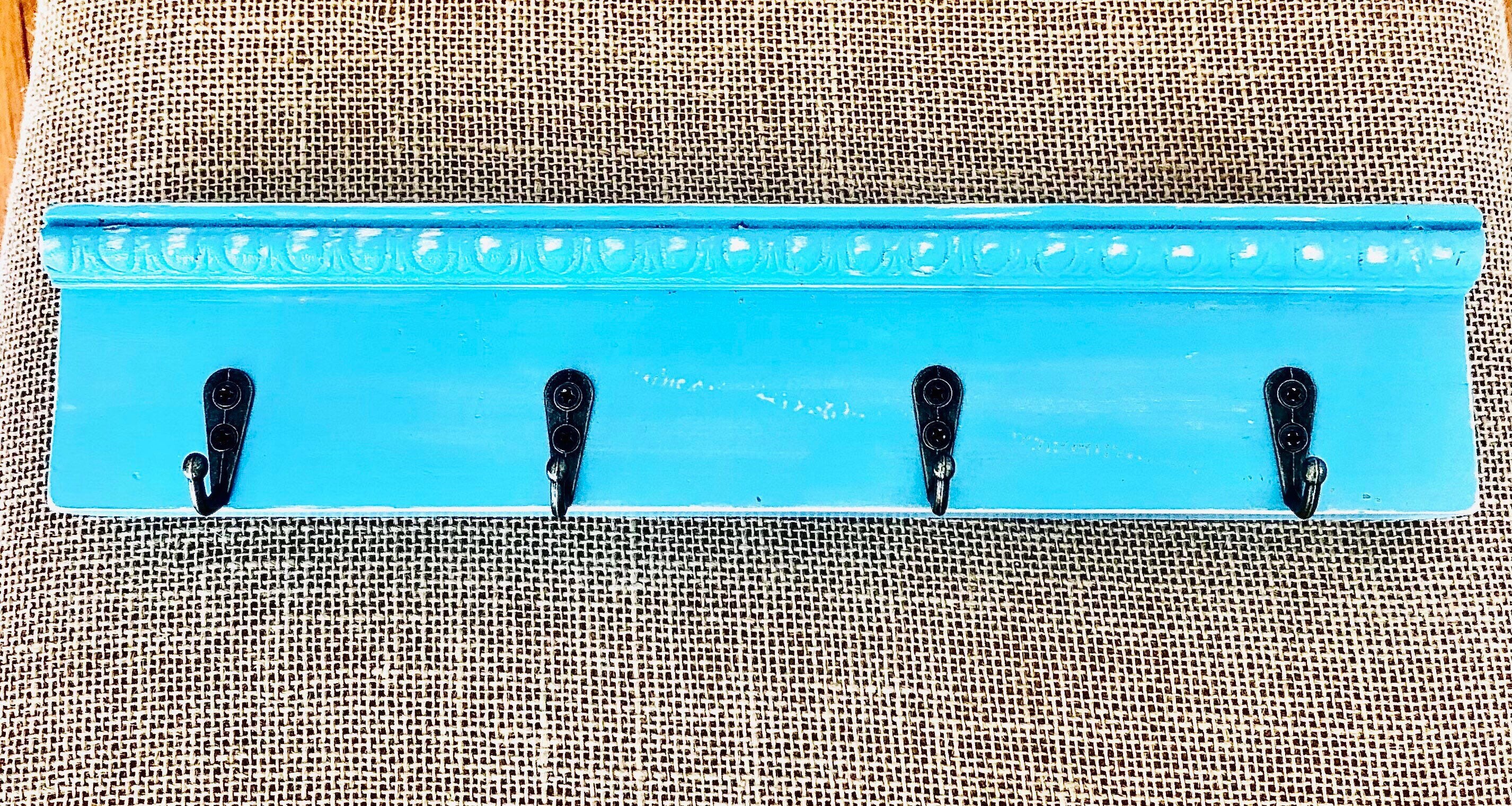 Beach Decor Wall Hooks Coat Rack Wood Holder Jewelry Etsy