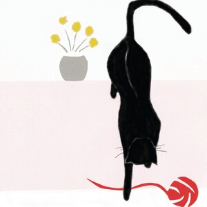 Pack de cuatro cartas Cat variadas.
