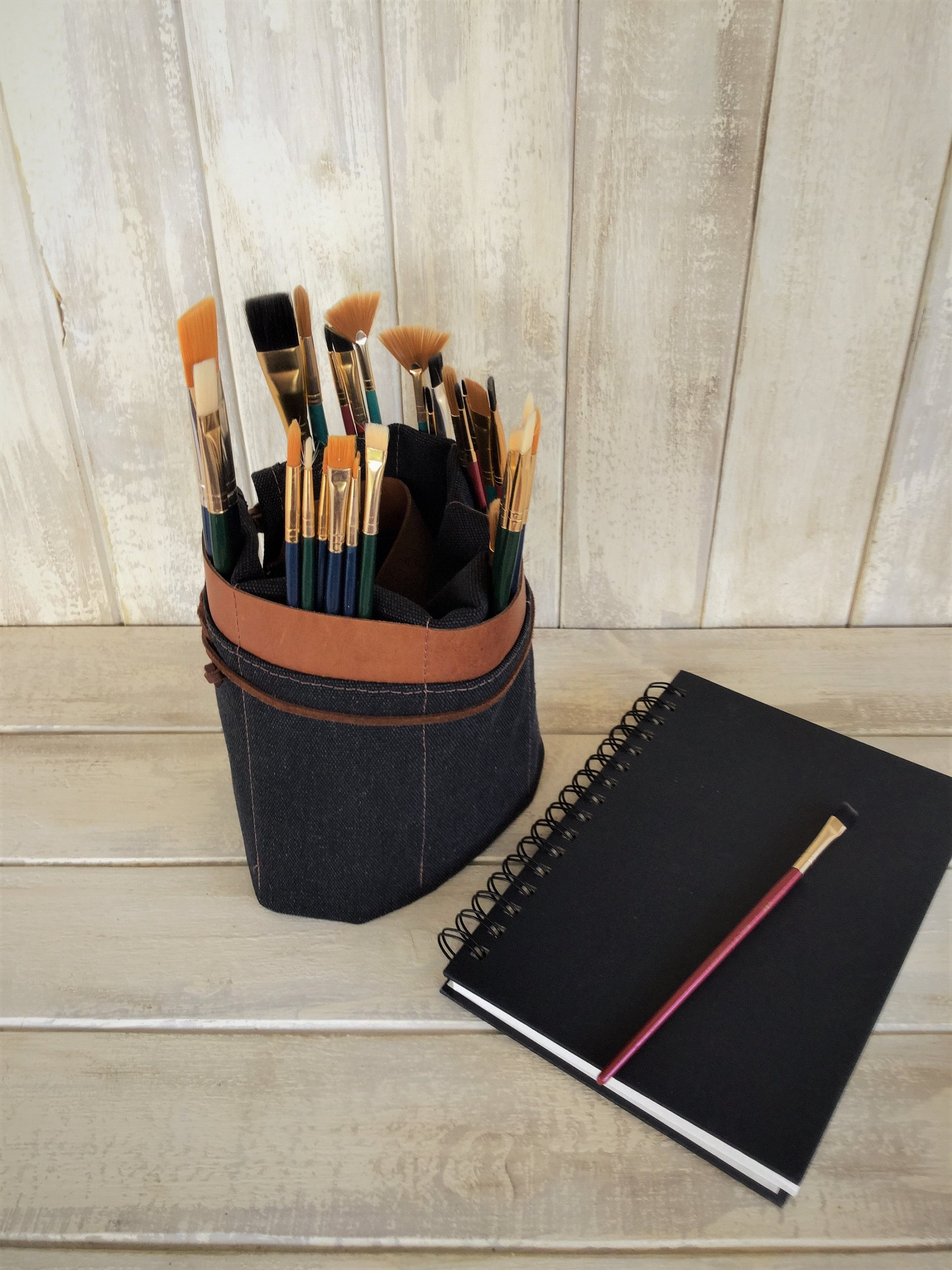 Paint Brush Roll, Artist Roll, Paint Brush Organizer, Artist pouch