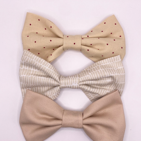 TAN boy bow ties (4 size options, 3 color options)