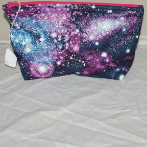 Space Glitter Galaxy Clutch padded