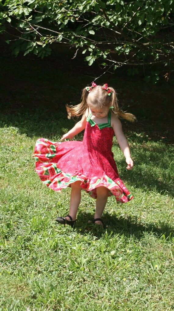 vintage watermelon dress baby