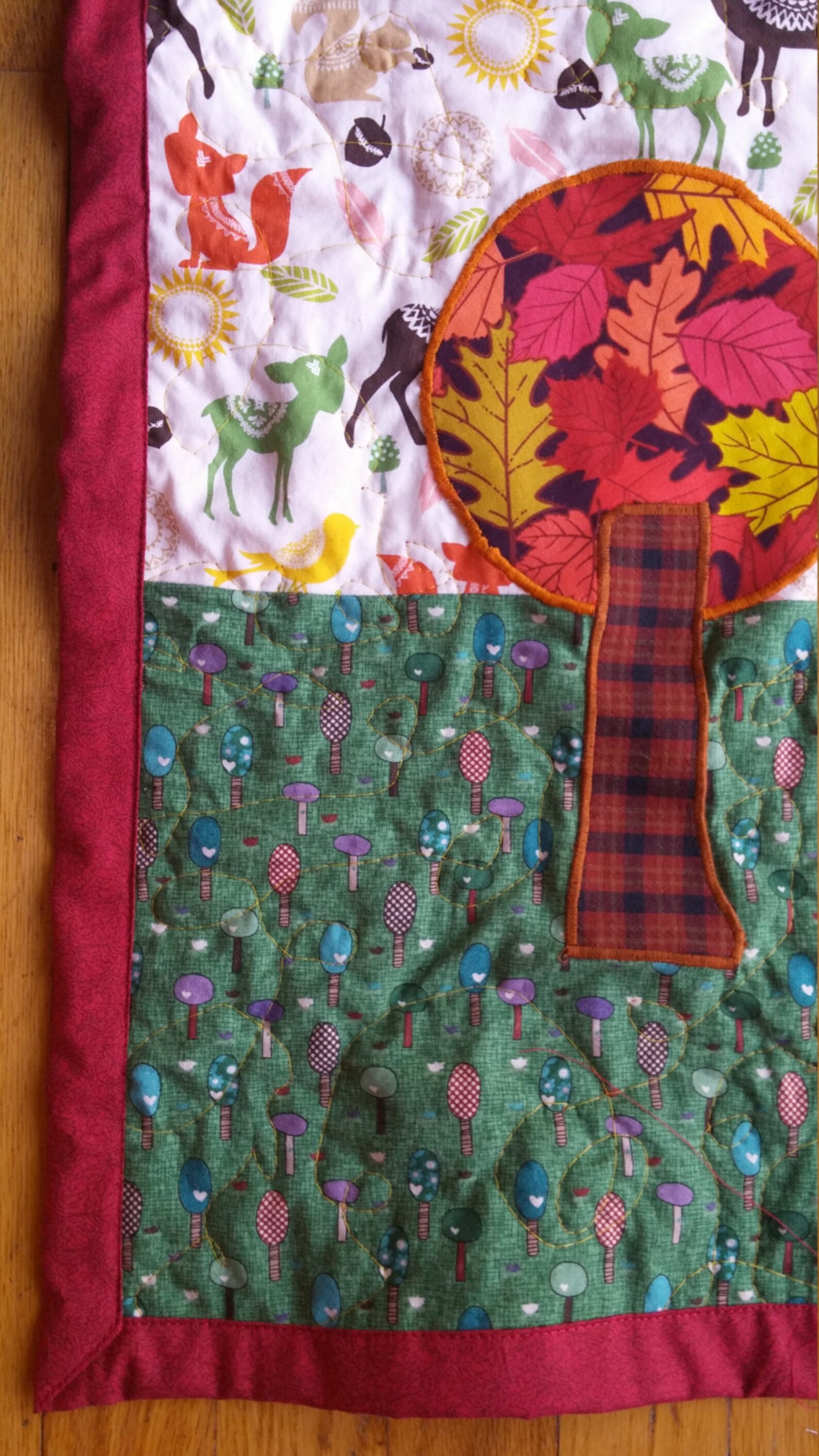 Tree of Life Wall Hanging Baby quilt Tapestry Etsy