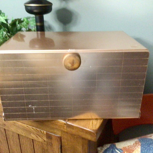 Copper Bread Box Etsy