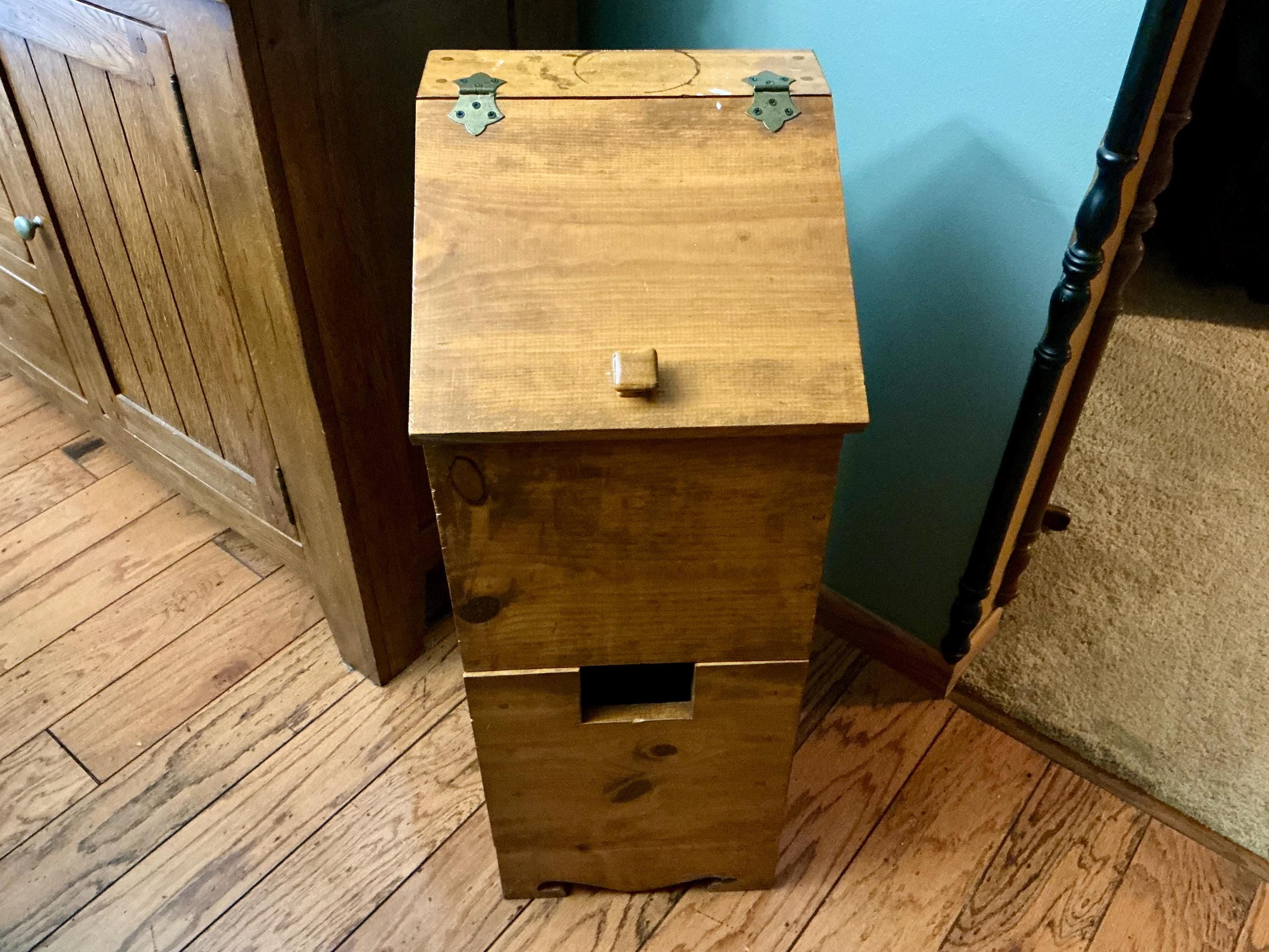 Vintage Wooden Potatoes and Onions Bin Kitchen Restaurant Vegetable Decor Taters and Onions