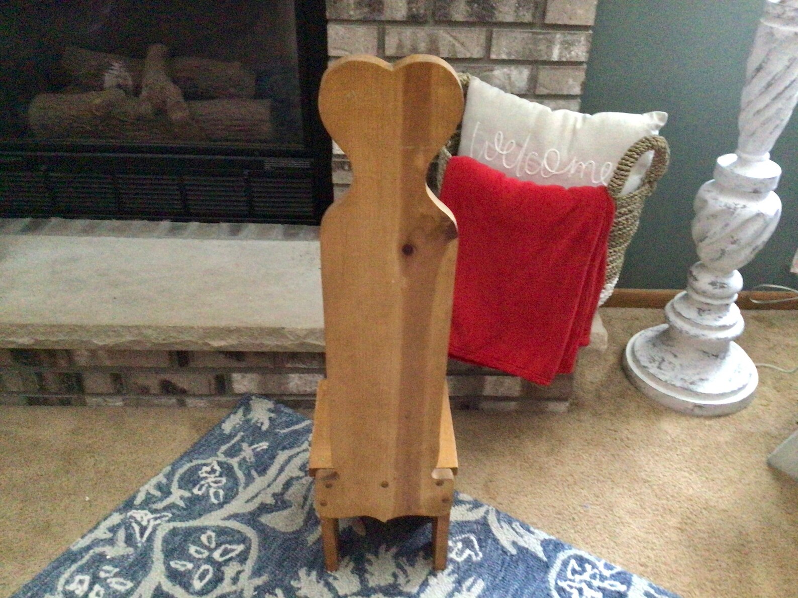 Vintage Tall Skinny Wooden Pouting Timeout Naughty Chair Child Etsy