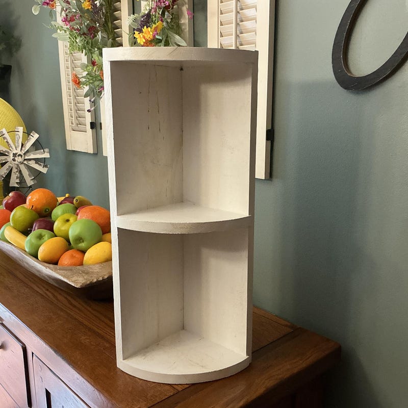 Mcm Floating Corner Shelf - Etsy