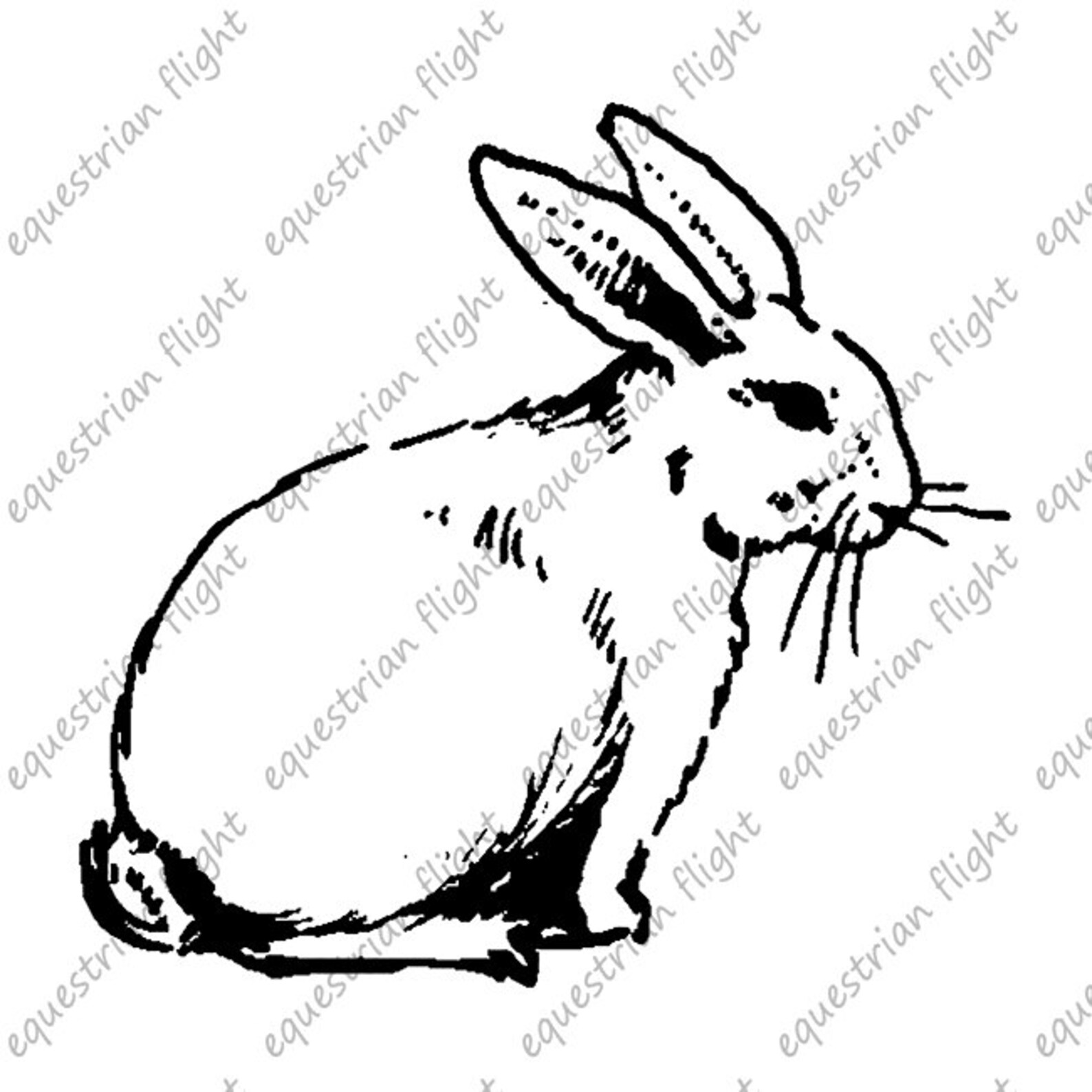 INSTANT DOWNLOAD Printable Rabbit Images Rabbit Graphics Rabbit Print Rabbit Clipart Rabbit ...