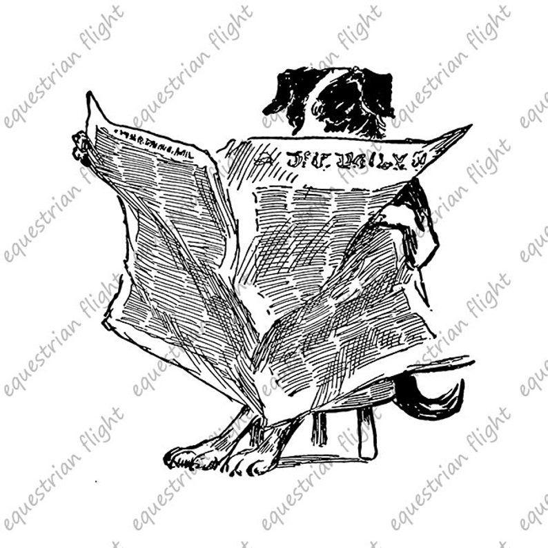 printable-dog-image-dog-graphics-dog-print-dog-illustration-etsy