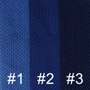Indigo blue Shibori Japanese Kendo Cotton Fabrics - Natural plant dyes - Hand dyed Solid blue Sofa Cloths - Particle Texture Thick Fabrics