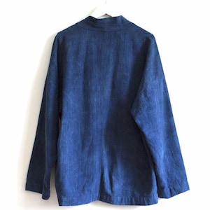 Shibori/Kimono jackets/Coats/Cotton Fabric/Adult/Blue/Indigo/Vintage/Natural hand dyed/Plant dyes/Clothing/Japanese/Tie dye/China/Thealese image 3