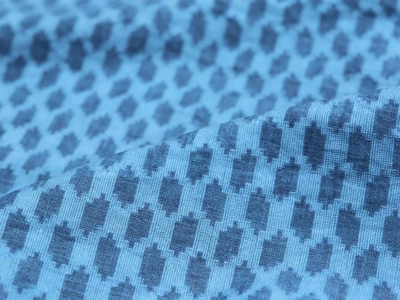 Indigo Shibori Baumwolle Stoff Hand Gefärbt Basteln Polster Materialien