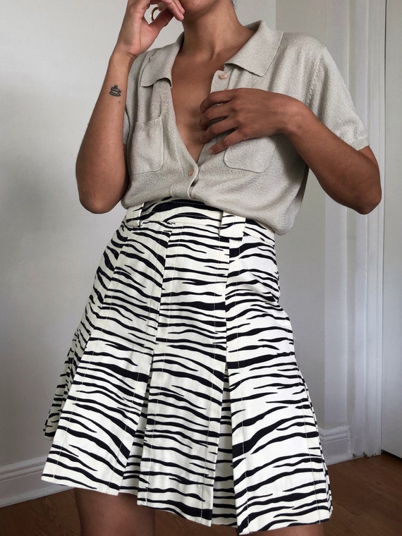 marc jacobs zebra print skirt, M
