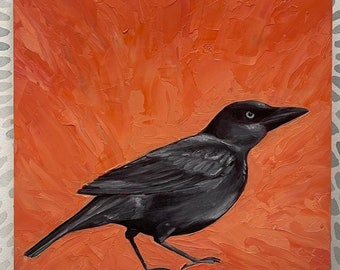 XL 36x48 巨大な鳥の砂漠の風景アート アーティスト Jose Trujillo