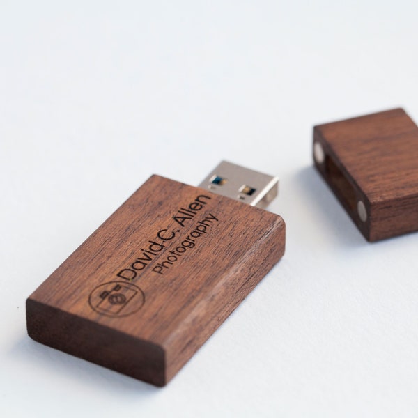 Wooden USB flash drive, Personalized wedding usb drive, Custom usb stick, Engraved usb 8gb, 16gb, 32gb, 64gb, 128gb, 256gb, 512gb