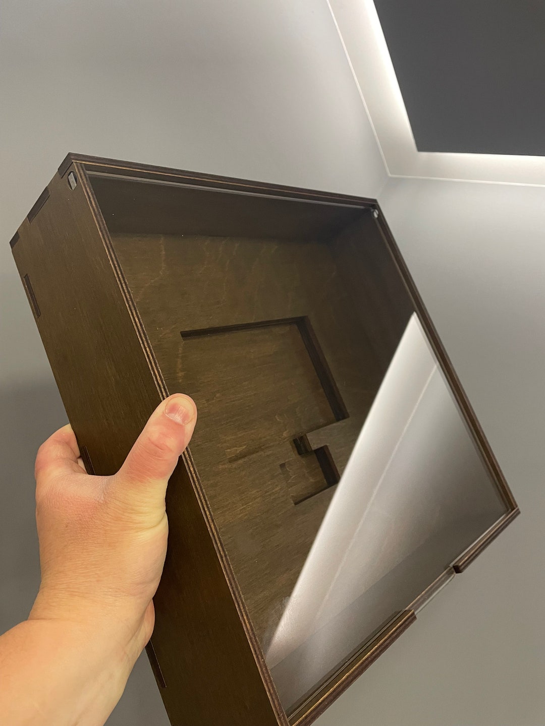 Album Fotografico In Legno - Scatola Regalo Con Coperchio 170x170x35mm - Foto 10