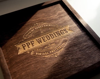 4x6 wood print box for wedding photo, Wooden usb box for photos and USB flash drive (15x10 cm photo packaging)